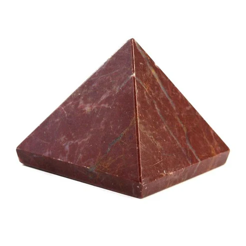 Natural Red Jasper Pyramid Large - Image 1
